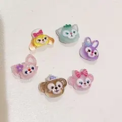 ダッフィー　シェリーメイ　ディズニーシー　パーツ　ネイルパーツ