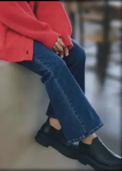 高山直子さんコラボ　GLOBAL WORK フレアデニム/EiiS　サイズS