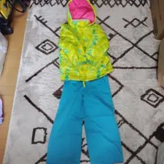子ども用スキーウェアセット 120　手袋＆足かせ付き！