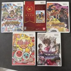 wii 소프트 5개 세트 원피스 드래곤 퀘스트 북의 달인