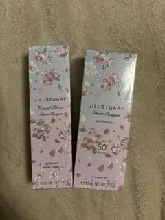 JILLSTUART サクラ ブーケ UVプロテクター　 ハンドクリーム セット