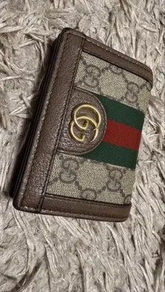 Gucci GGキャンバス 二つ折り財布