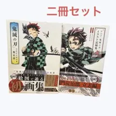 鬼滅の刃　「吾峠呼世晴画集―幾星霜―」「アニメ イラスト記録集 壱」　二冊セット