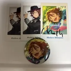 あんスタ ぱしゃっつ 缶バッジ 三毛縞斑 10周年