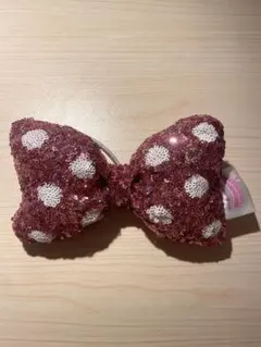 ディズニー ミニー パルパルーザ リボン ヘアゴム ピンク