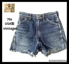 た*ま様 ★USA製★70s Wrangler Denim Shorts CONのサムネイル