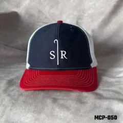 usa古着　シンプルデザインメッシュキャップ　マルチカラー　スナップバック