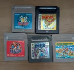 ポケットモンスター ゲームボーイソフト 4本と、スーパーマリオランドまとめ売り