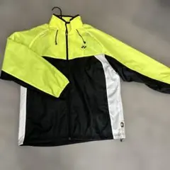 YONEX 蛍光イエロー ブラック ナイロンジャケット