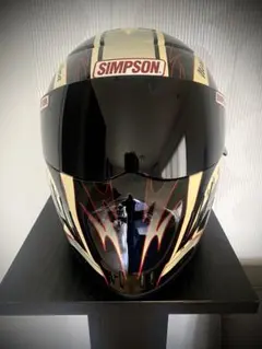 シンプソン アウトロー RX10サイズM SIMPSON ホワイト ヘルメット