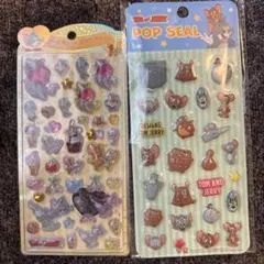 トムとジェリー　うるちゅる　ぷくぷくシール　2枚セット