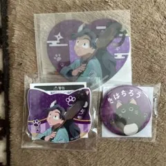 忍たま乱太郎　ナンジャタウン　綾部喜八郎 マグネット 缶バッジ クリアカード