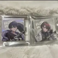 【いいね不要】剣持刀也 加賀美ハヤト スクエア缶バッジ