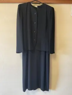 ブラックフォーマル　ワンピーススーツ・ジャケット付き 礼服　喪服