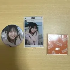 FRUITS ZIPPER 鎮西寿々歌 ラッフル アクスタ 缶バッジ