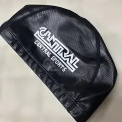 セントラルスポーツ　スイムキャップ　黒色Lサイズ