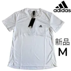 新品　ADIDAS ホワイト Tシャツ Mサイズ
