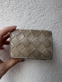Bottega Veneta 三つ折り財布 ホワイト - メルカリ