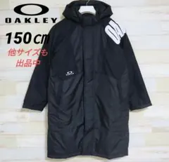 新品 150㎝　OAKLEY オークリー　ジュニア　キッズ　ベンチコート　黒