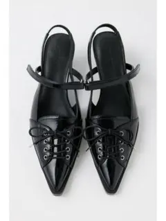 MOUSSY LACE UP SLING BACK ミュールのサムネイル