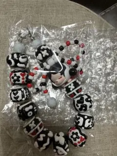 SP スカルパンダ ペイントビーズストラップ　②