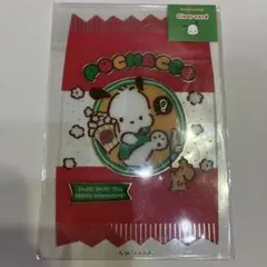 箔押しクリアカード　ポチャコ　おやつ