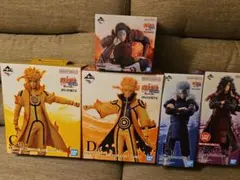 一番くじ NARUTO フィギュア　ミナト　ナルト　柱間　扉間　マダラ
