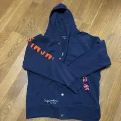 GAP Kids 160 パーカー ネイビー ロゴ フルジップ レディースS相当