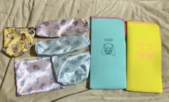 初音ミク 鏡音リン・レン ポーチセット 7点 百均コラボ