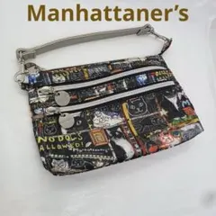 美品✨Manhattaner’s マンハッタナーズ・ミニバッグ・ポーチ2way✨