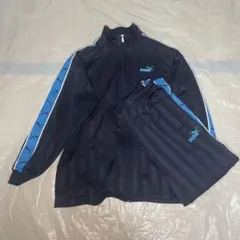 PUMA プーマ ジュニア ジャージ 上下 セットアップ 160 ネイビー 青