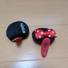 ミニー リボン付きヘアアクセサリー