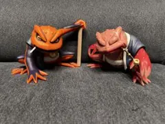 NARUTO-ナルト-疾風伝 ガマブン太&ガマ吉 ソフビフィギュア 2個　セット