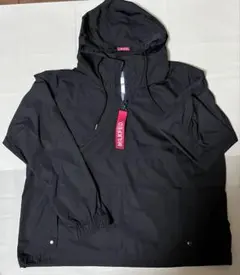 ミルクフェド　ネイビーフード付き　milkfed ジャケット　アウター　パーカー