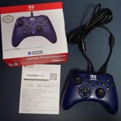 ホリパッド Nintendo Switch2 コントローラー 有線 ネイビー