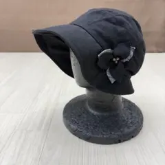 コットン コサージュ ハット 日除け ハット
