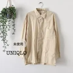 新品 ꕤ UNIQLO U オーバーサイズシャツ(長袖)