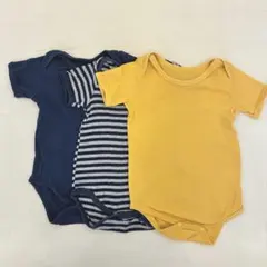 半袖ロンパース 3枚セット 90cm