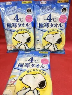 KOSE エスカラット 極寒タオル スヌーピー クール汗ふきタオル 冷感シートのサムネイル