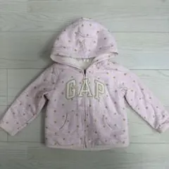 baby GAP 星柄 ボア パーカー ピンク 3歳