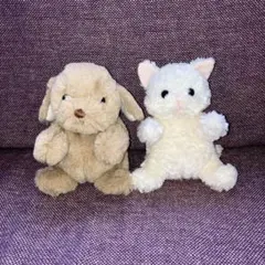 犬と猫のぬいぐるみセット