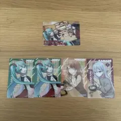 プロセカスシローコラボ　クリアカード　4種類