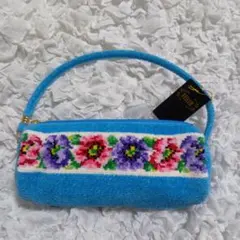 新品 フェイラー アネモネ ポーチ 水色