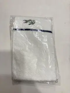 LACOSTE ホワイトタオルハンカチ