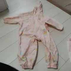 カラフル模様 フルボディスーツ ピンク