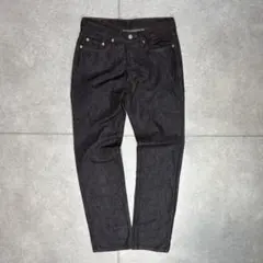 Levi's 501　ブラックデニム　00s　先染め　色残り抜群　美品　W30