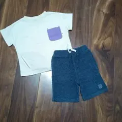 BEAMS mini Tシャツ＆ショートパンツセット 100cm