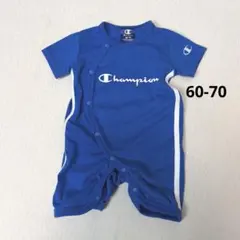 Champion チャンピオン ベビー ロンパース 60-70 ブルー
