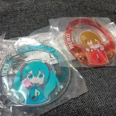 初音ミク カプセルアクリルカラビナ ２種セット ミク カイト 新品未使用 ガチャ