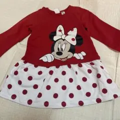 ミニー　ワンピース　水玉模様　H&M